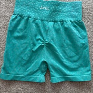 AYBL Turquoise Seamless Shorts